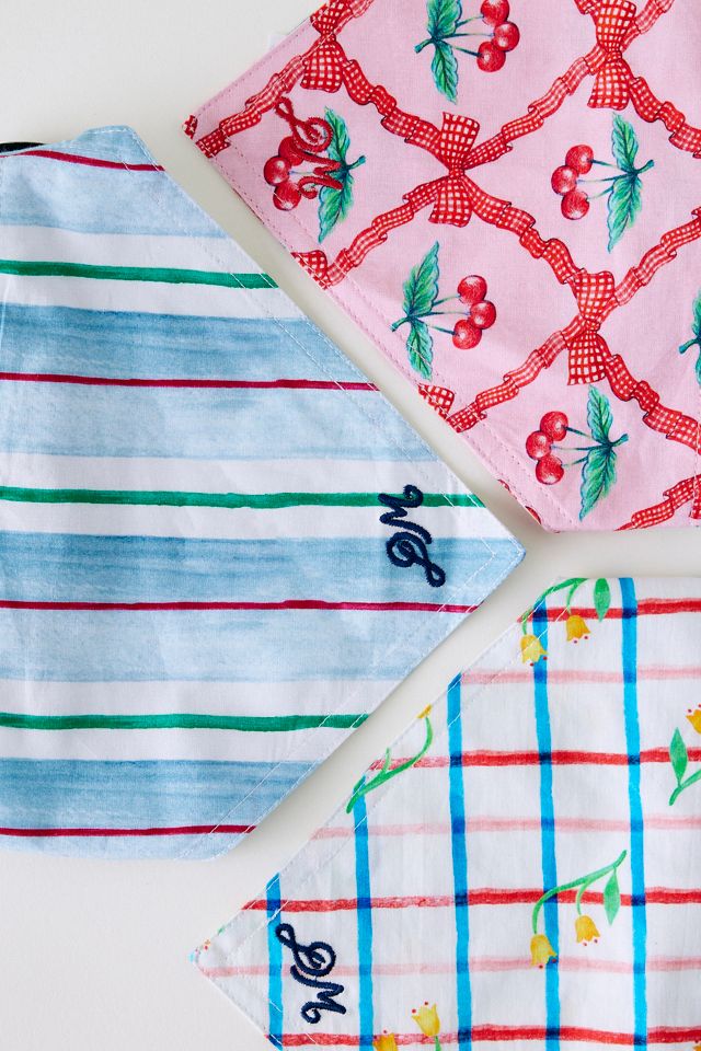 Foulard pour animal de compagnie à rayures Damson Madder #3