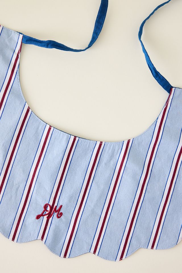 Damson Madder Gestreiftes Hundehalsband #2