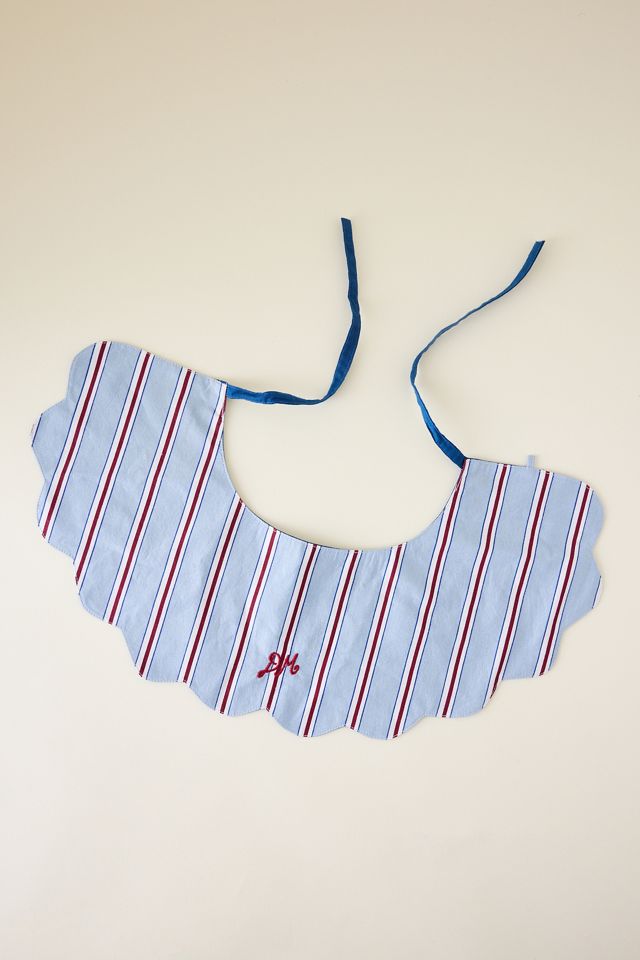 Damson Madder Gestreiftes Hundehalsband #1