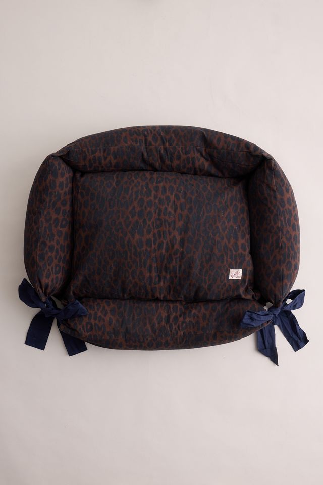 Damson Madder Leoparden-Hundebett #1
