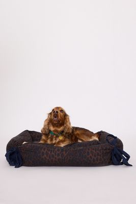 Damson Madder Leoparden-Hundebett