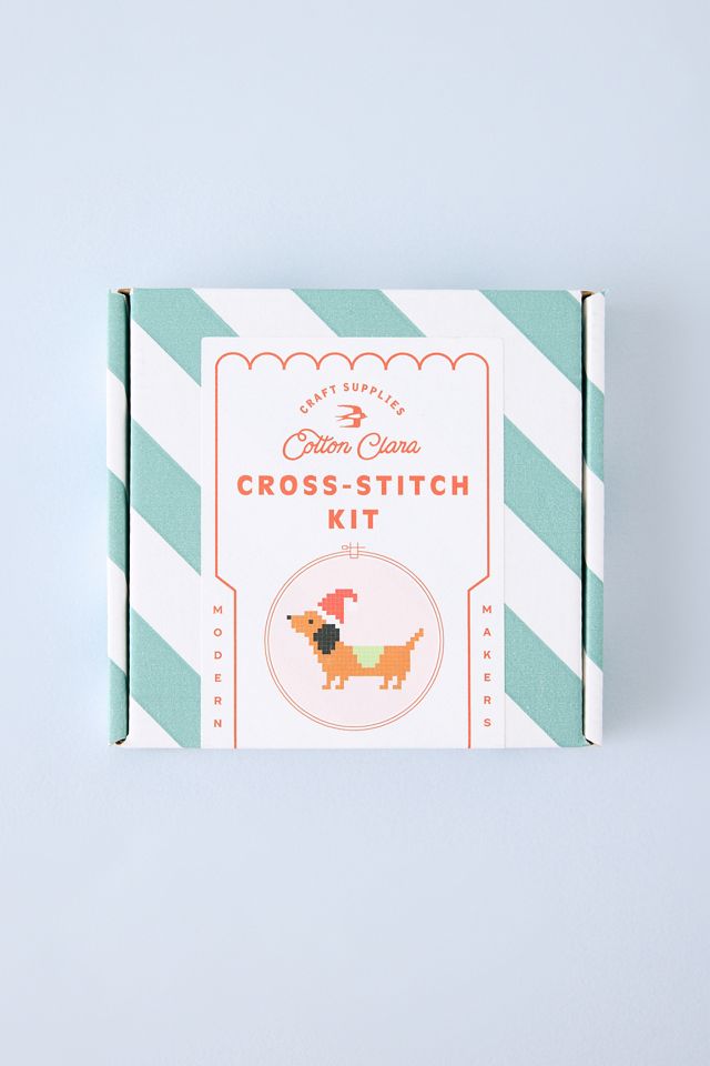 Kit de broderie cerceau de Noël Cotton Clara #1