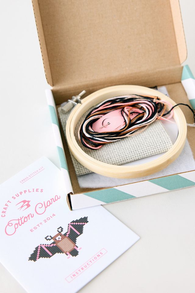 Kit de point de croix chauve-souris Cotton Clara #2