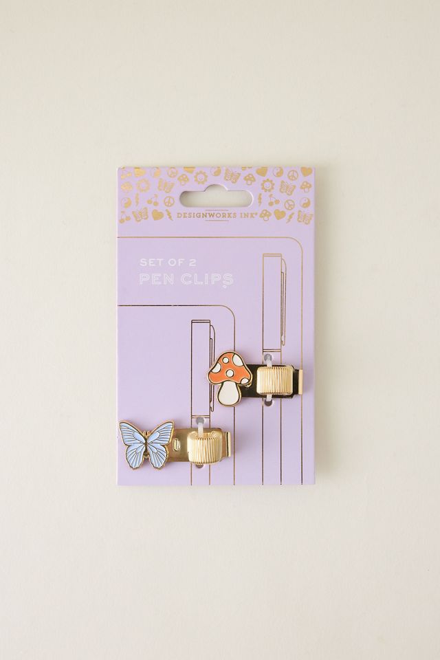 DesignWorks Ink Mushroom Pen Clips #1