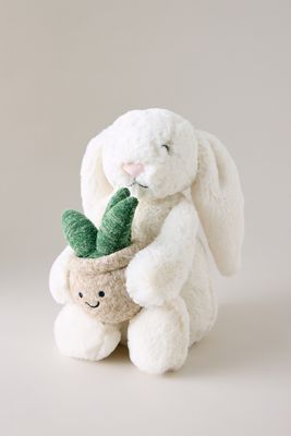Jellycat Coniglietto Panna con Pianta