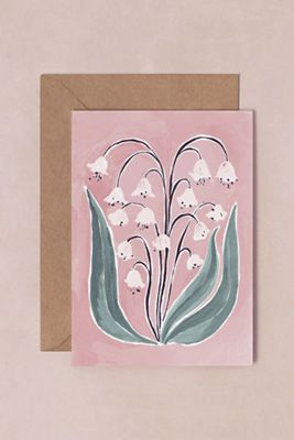 Sister Paper Co. Mini Biglietto di Auguri Mughetto