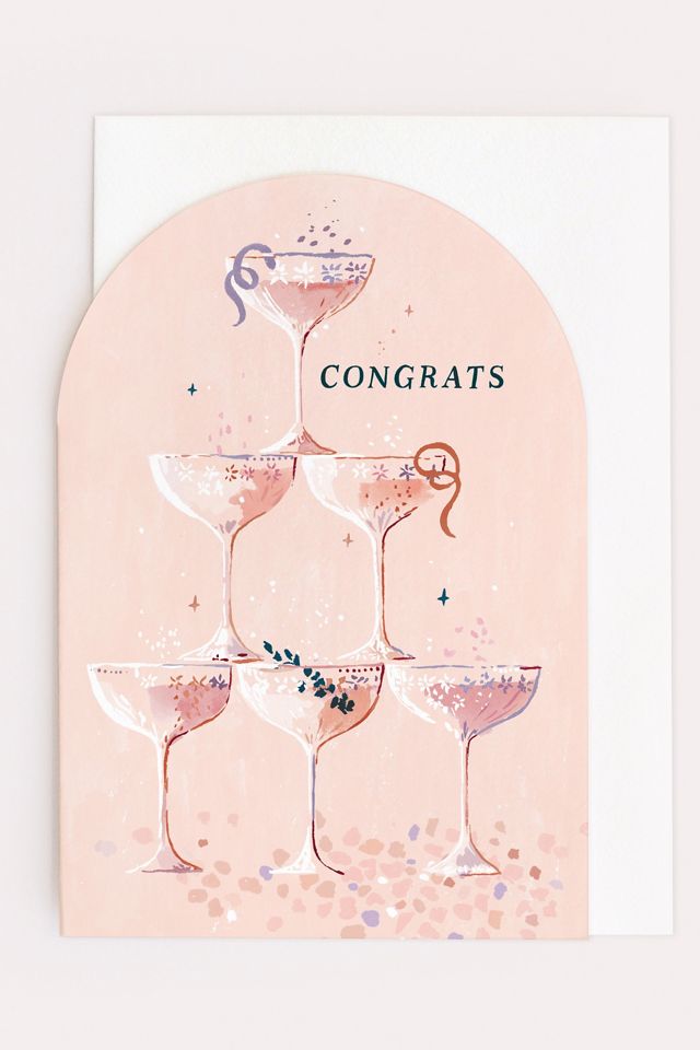 Carte de félicitations Champagne Sister Paper Co. #1