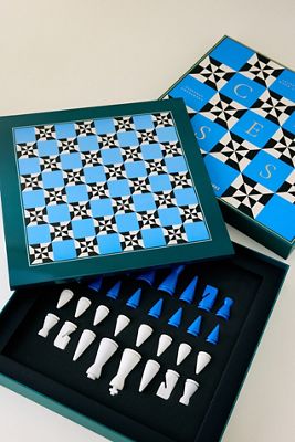 PRINTWORKS Athena Lacquered Chess Set