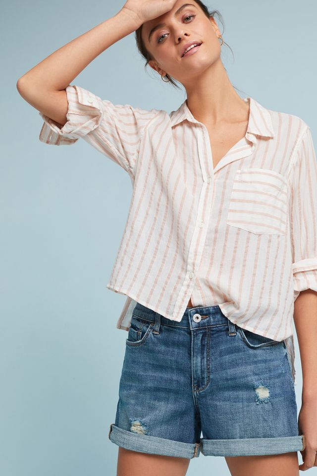 Anthropologie jean shorts on sale