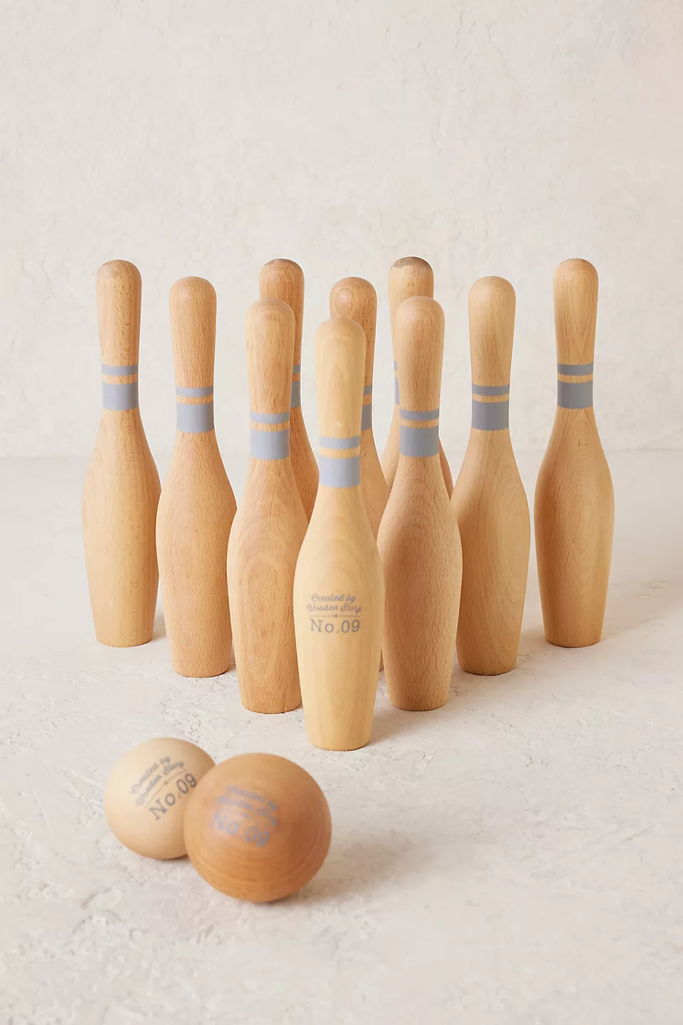 anthropologie.com | Wooden Story Bowling Set