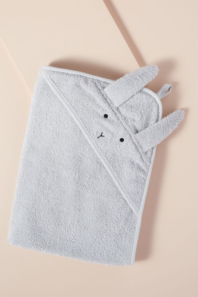 Liewood Organic-Cotton Rabbit Hooded Towel #1