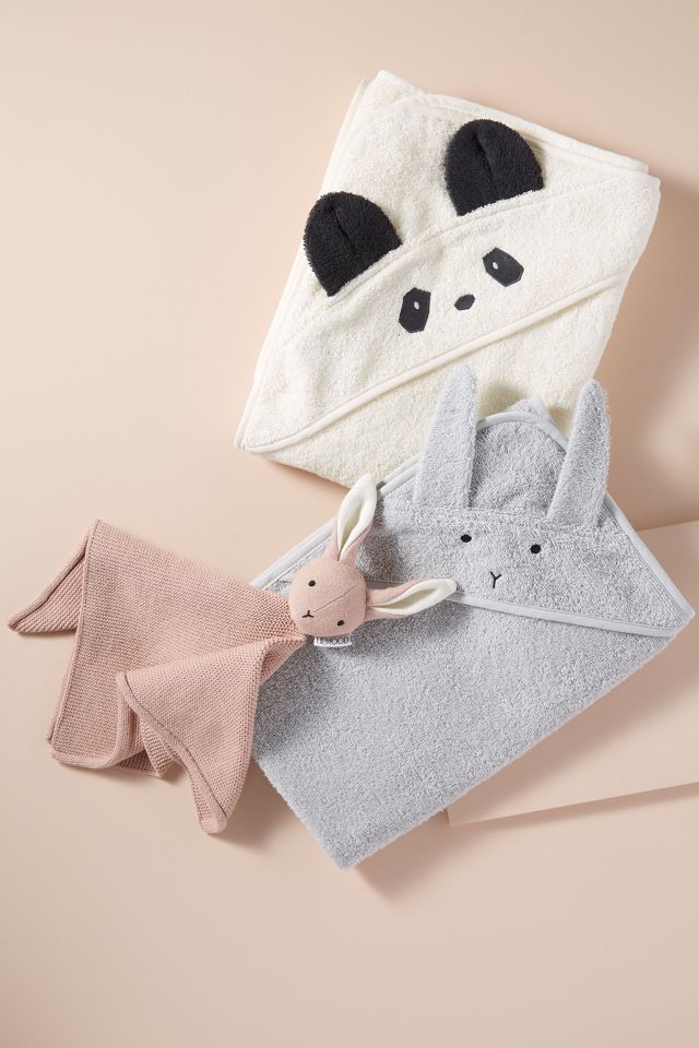 Liewood Organic-Cotton Rabbit Hooded Towel #2