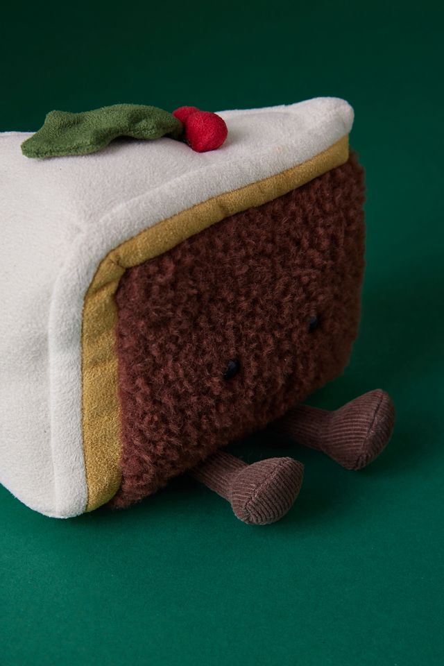 Jellycat Christmas Cake Slice Plush Toy #1