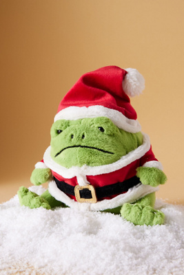 Jellycat Santa Ricky Rain Frog Plush Toy | Anthropologie DE
