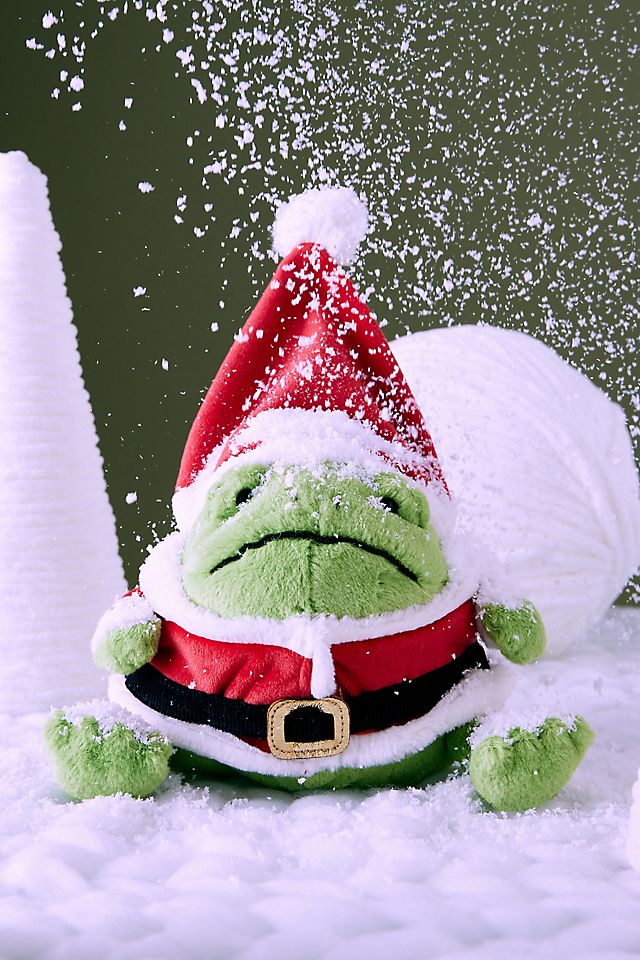 Jellycat Santa Ricky Rain Frog Jellycat Santa Ricky Rain Frog