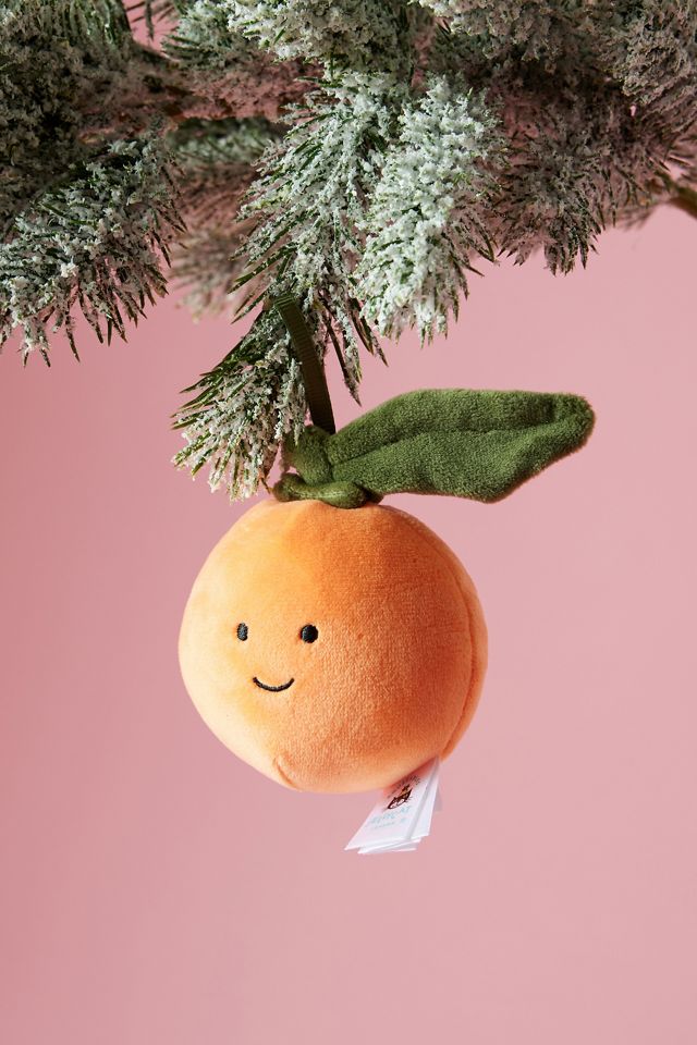 Jellycat Festive Folly Clementine Plüschtier Weihnachtsbaumschmuck