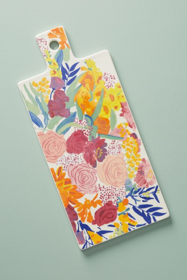 Bridgette Thornton Paint + Petals Cheese Board #1