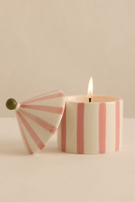 Zesty Lemons London Sweet Fig & Neroli Carnival Ceramic Candle