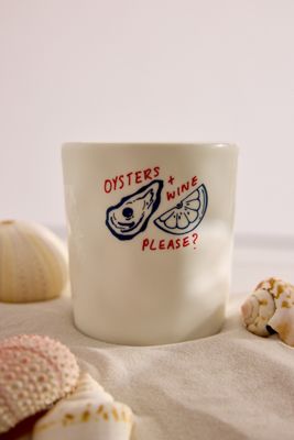 Zesty Lemons London St Ives Beach Club: Sea Salt & Driftwood Oyster Candle