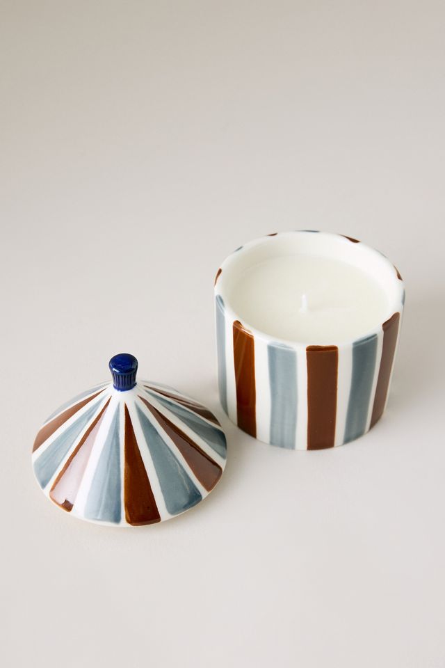 Sandalwood & Musk Carnival Ceramic Candle | Anthropologie UK