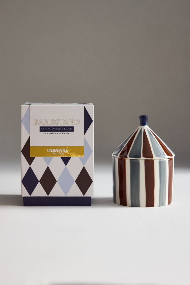 Sandalwood & Musk Carnival Ceramic Candle | Anthropologie UK