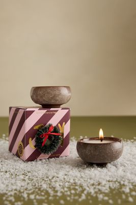 Spiced Clementine Tealights, Set of 2