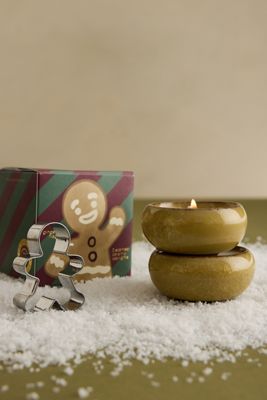 Gingerbread Tealights, Set of 2