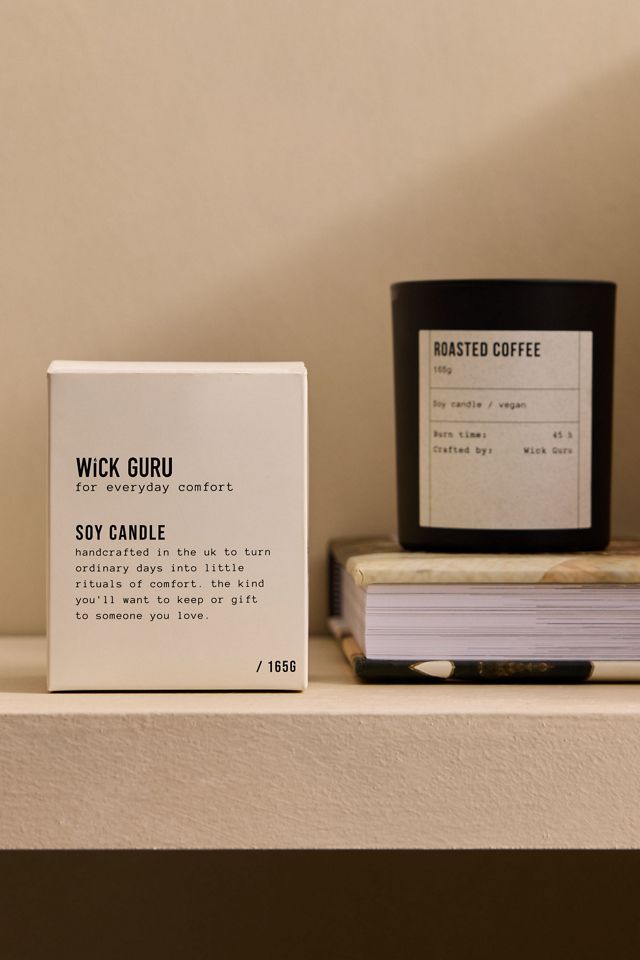 Bougie en verre au café torréfié Wick Guru #1