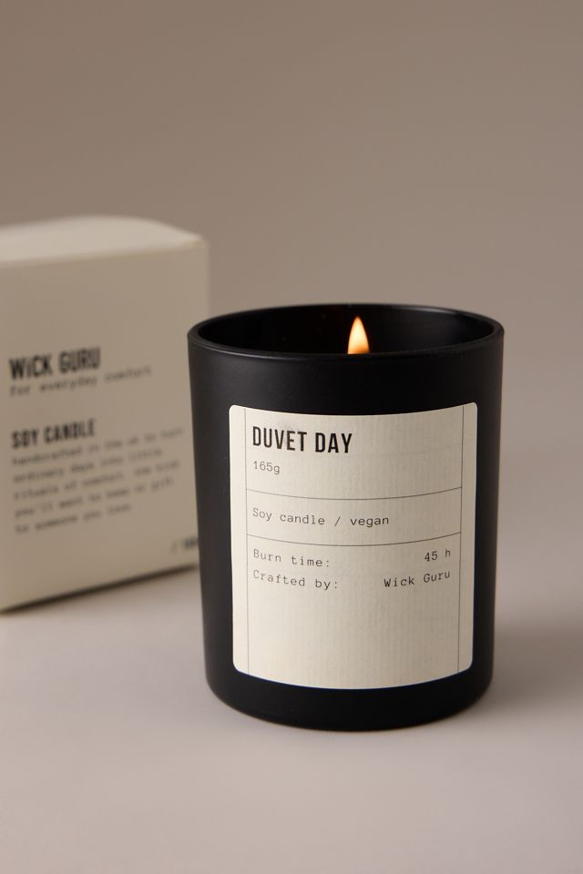 Bougie en verre Duvet Day Wick Guru #1
