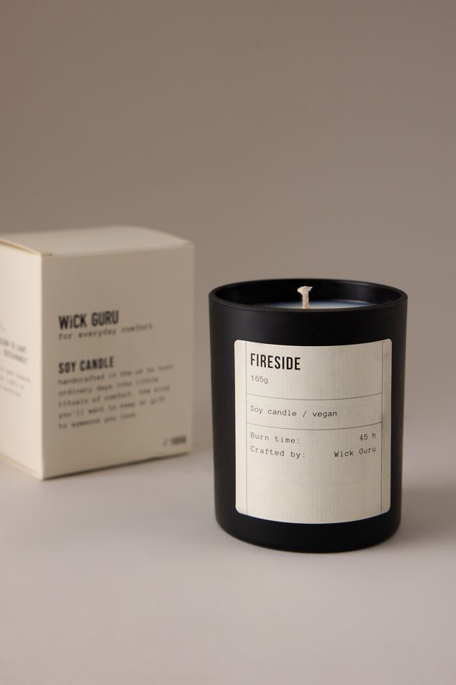 Bougie parfumée en verre Fireside Wick Guru #1