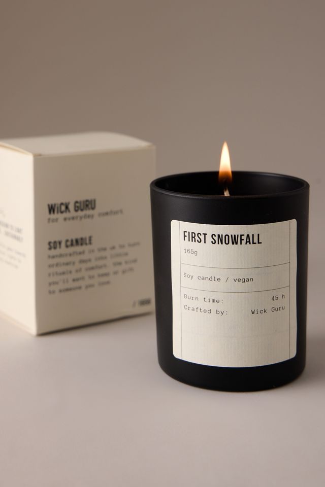 Bougie en verre First Snowfall Wick Guru #1