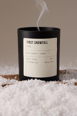 Candela in Vetro First Snowfall Wick Guru