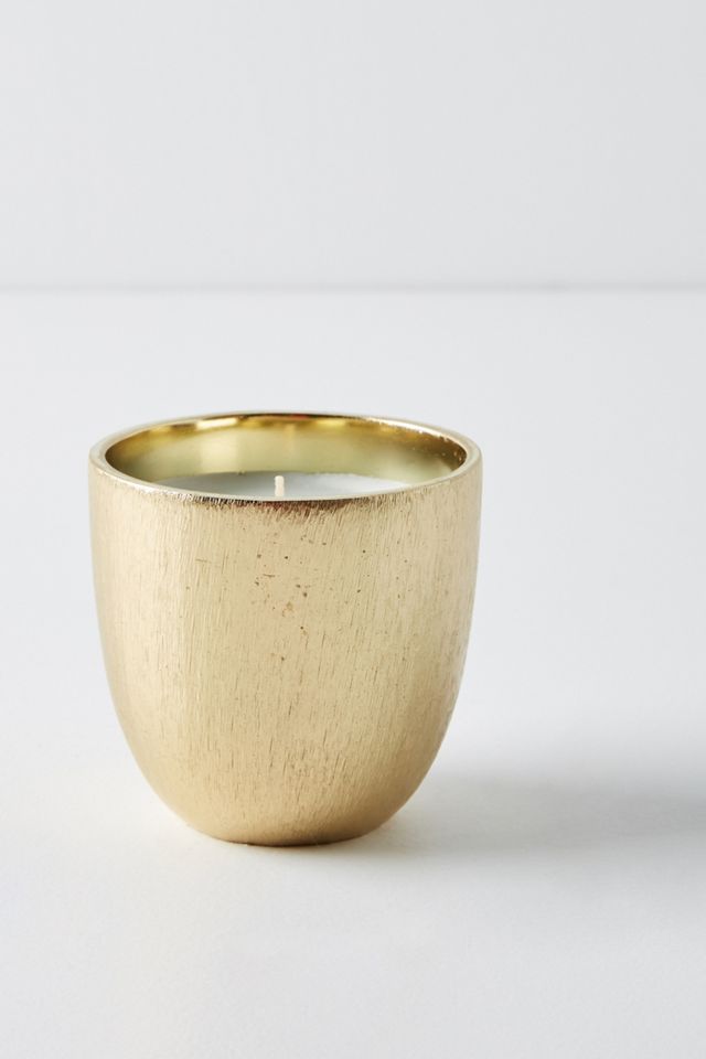 Gilded Rock Candle #1