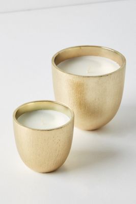 Gilded Rock Candle