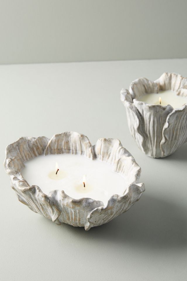 Cement Tulip Candle #1