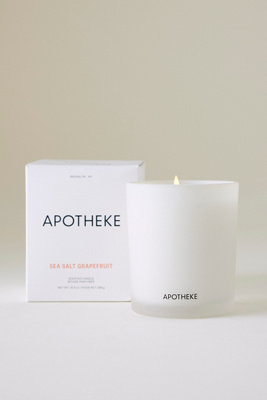 Sea Salt Grapefruit Boxed Candle en White chez Anthropologie - Apotheke - Modalova