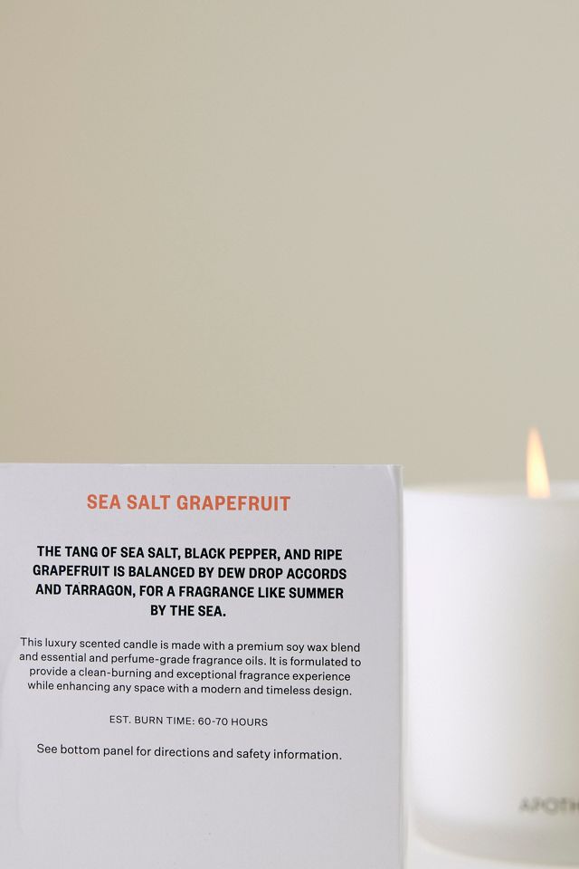 Vela en Caja Apotheke de Pomelo y Sal Marina #2