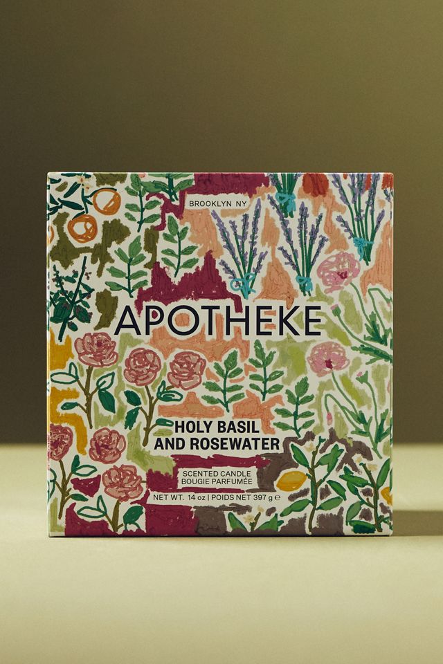Vela de Cerámica Apotheke Holy Basil & Rosewater #3