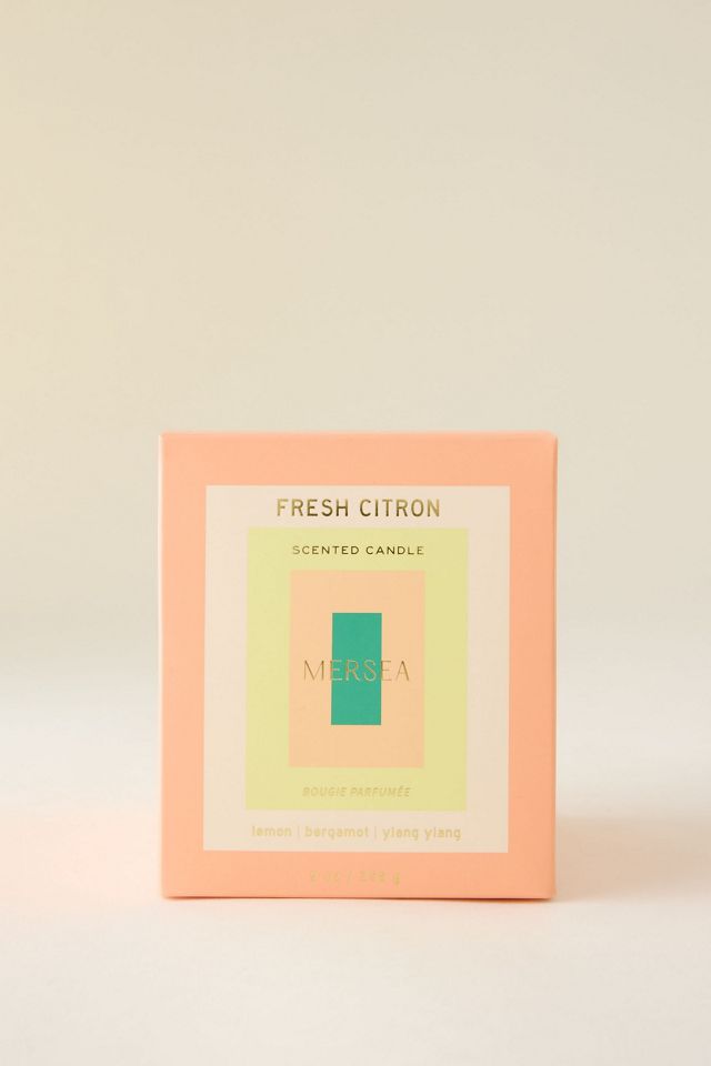 Candela in Vetro Fresh Citron MERSEA #1