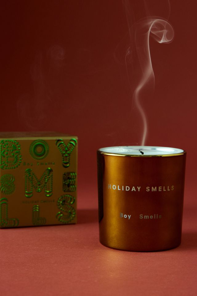 Boy Smells Holiday Smells Glass Candle #1