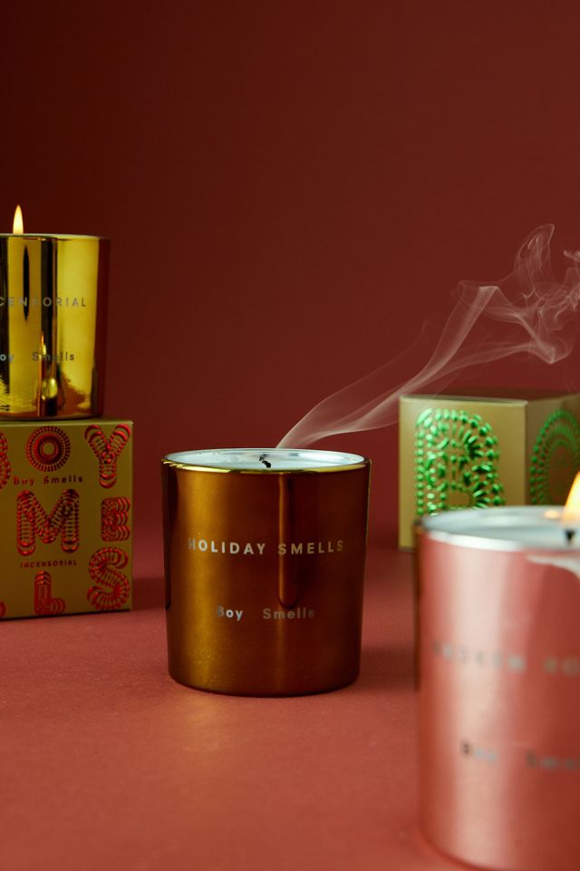 Boy Smells Holiday Smells Glass Candle #2