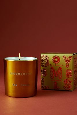 Shop Boy Smells Incensorial Glass Candle In Gold