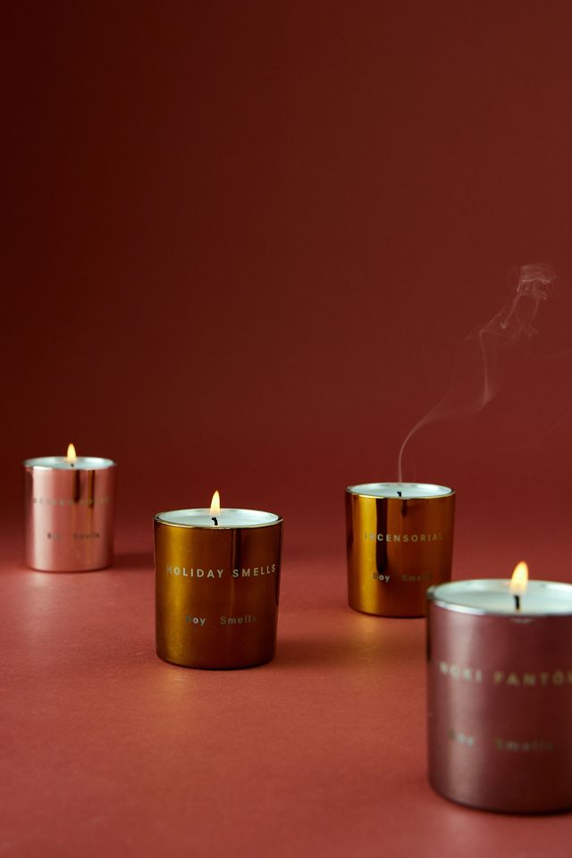 Boy Smells Holiday Votive Candle Set  #1