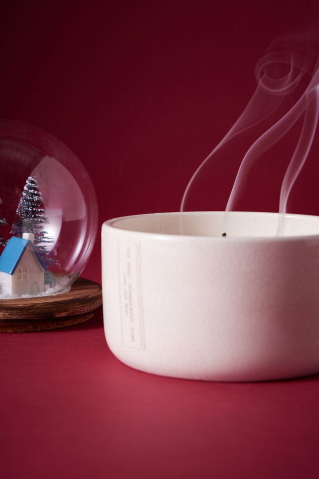 Snowglobe Fresh Winter White Thyme Ceramic Candle #2