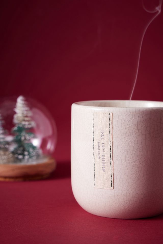 Snowglobe Spice Gilded Cassia Ceramic Candle #2