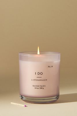 Nostalgia Floral Peony & Musk Glass Candle | Anthropologie UK