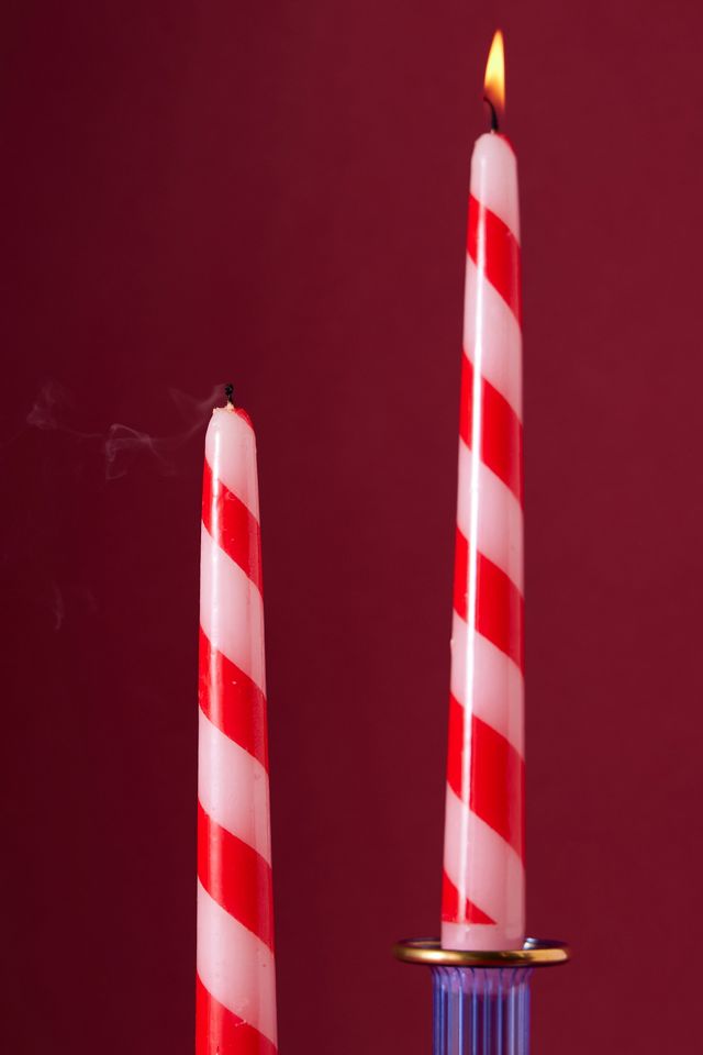 Anna + Nina Spiralförmige Spitzkerzen im 2er-Set #1