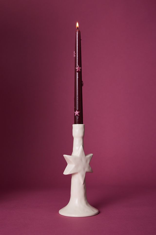 Anna + Nina Noel Night Stars 3D Taper Candles, Set of 2 #1