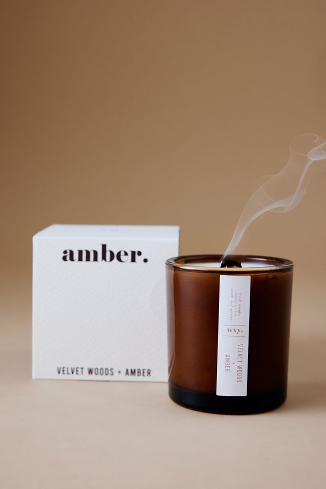 wxy. Amber. Vela de Vidrio Bosques de Terciopelo #1