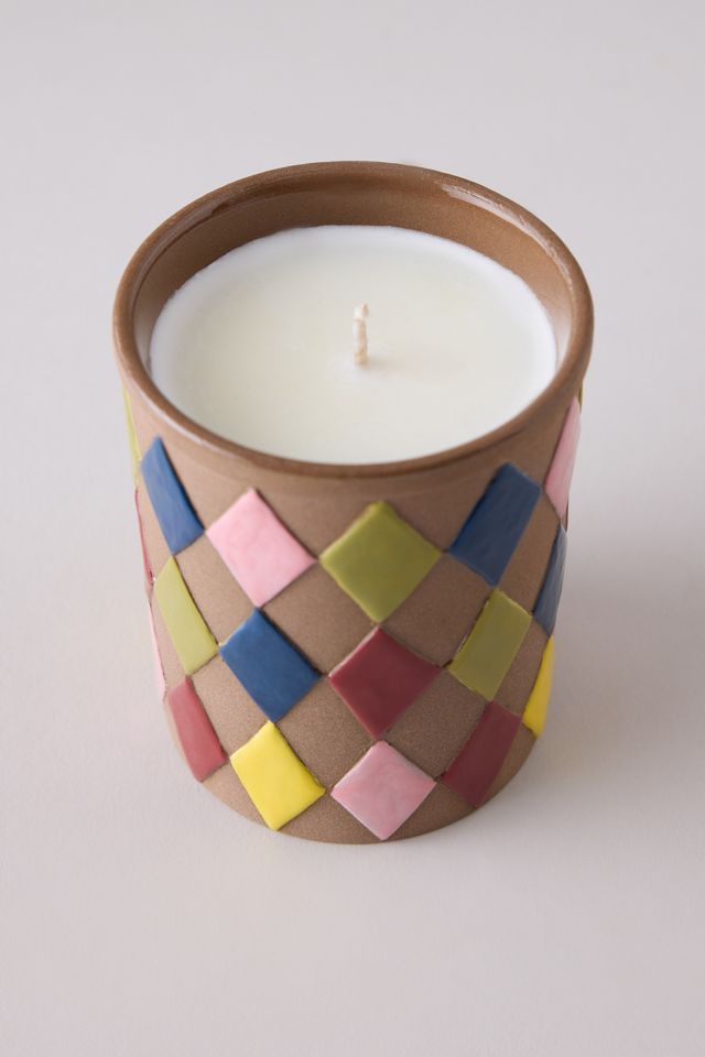 Bougie en céramique arlequin Maegen Marigold Clove #3